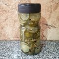 El cooksnap de Carolina Martinotti cuando hizo Pepinos en vinagre.
