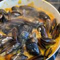 El cooksnap de Elena cuando hizo Mejillones thai.
