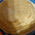 El cooksnap de Samantha Cerda cuando hizo Panqueques con manjar.