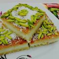 صورة من 🌼🌼عاشقة الورد🌷🌷، شاركها بعد تجربة وصفة البسبوسة بالقشطة 😍
