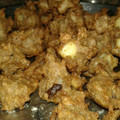 Kirti Anujmishra's cooksnap of when they made Kuttu ki Chatpte pakorde.
