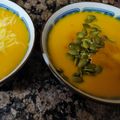 El cooksnap de Rutifrutty cuando hizo Crema de calabaza y batata con Mambo.
