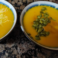 El cooksnap de Rutifrutty cuando hizo Crema de calabaza y batata con Mambo.