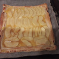 El cooksnap de Shira cuando hizo 🍎🍏Tarta de manzana con hojaldre🍏🍎.