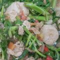 Cooksnap dari Aqila untuk resep Tumis Kangkung Tahu Saus Tiram