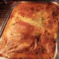 Cooksnap από zoechris στη συνταγή Σουφλέ μελιτζάνας, με μπέικον, τυρί και ελαφριά μπεσαμέλ🍆