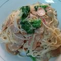 Cooksnap dari fitria widiastuti untuk resep Spaghetti/fetucini carbonara siiiiimplee