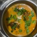Heenaba jadeja's cooksnap of when they made Punjabi kadhi pakora.