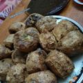 Cooksnap Wanish Baked semasa beliau membuat Tauhu Begedil Sambal Kicap Cili Api.
