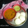 Krupa Kapadia Shah's cooksnap of when they made Idli Sambar.