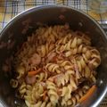 El cooksnap de Nadia Otero cuando hizo Tallarines orientales.