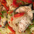 El cooksnap de mambanegra cuando hizo Salmón al Horno con Patatas.
