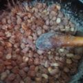 El cooksnap de Susana Beatriz Balcarce cuando hizo Garrapiñadas de maní.