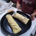 El cooksnap de Maria Fernanda Prado cuando hizo Pan relleno de salame y queso.