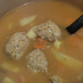 El cooksnap de Olga Muñoz cuando hizo Albóndigas en caldillo para principiantes.