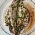 El cooksnap de Elena cuando hizo Lubina al horno con ajo y perejil.