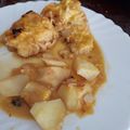 El cooksnap de Patty y Félix cuando hizo Merluza a la miel con reducción de naranja.