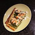 MicMC's cooksnap of when they made Spargel-Lachs-Tarte.