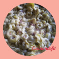 El cooksnap de marta de cocinandofit.blogspot.com.es cuando hizo Tortellini con queso al jamón.