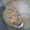 Cooksnap dari Siti Khodijah Lubis untuk resep Bubur jagung dengan kacang hijau menari2 manis 😉