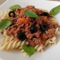 El cooksnap de Bibi García cuando hizo Pasta a la boloñesa.