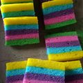 Cooksnap dari روحمياتي untuk resep Rainbow Cake