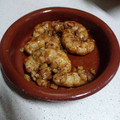 El cooksnap de Ana cuando hizo Gambas cocidas al ajillo.