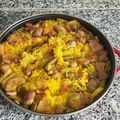 El cooksnap de Gilbert (Aprenent a la vida 📚♻️☯️) cuando hizo Arroz al horno con butifarra y judías verdes.
