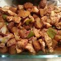 Jessica's cooksnap of when they made Herb Roasted Chicken and Potatoes.