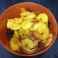 Cooksnap dilla fardilla semasa beliau membuat Udang Goreng Cili Kering Bersama Garam Kasar.