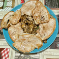 El cooksnap de Carles R cuando hizo Filete de pechuga de pavo a la plancha con champiñones y ajicos.