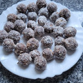 El cooksnap de May MV cuando hizo Trufas de coco, banana y cacao.