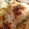 El cooksnap de "Cocina con Celi" cuando hizo Bacalao al Horno con Alioli Gratinado Almendrado y Patatas Provenzales.