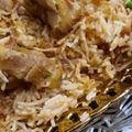 Farzana Memon 's cooksnap of when they made Sindhi Biryani!.