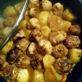 El cooksnap de Maria cuando hizo Patatas guisadas con albóndigas de bacalao.