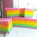 Cooksnap dari Sonya Alpha untuk resep Bolu Kukus Rainbow Putih Telur