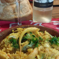 El cooksnap de Rana Negro cuando hizo Paella de mariscos.