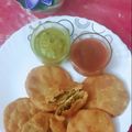 Rita Mehta ( Executive chef ) का कुकस्नैप जब उन्होंने हरे मटर की कचौड़ी (hare matar ki kachodi recipe in Hindi) बनाया था।
