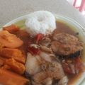 El cooksnap de Fredy Josef Ramirez Castillo cuando hizo Sudado de pescado con camote.