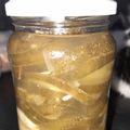 El cooksnap de julia choren cuando hizo Pepinos Agridulces en vinagre.