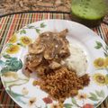 Roxana 's cooksnap of when they made Mushroom marsala pork chops.