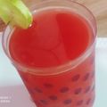 manisha manisha का कुकस्नैप जब उन्होंने वॉटर मेलन जूस (Water Melon juice recipe in Hindi) बनाया था।