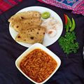 Keshma Raichura's cooksnap of when they made સેવ ટામેટ નું શાક (Sev Tomato Shak Recipe In Gujarati).