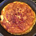 El cooksnap de Maribel cuando hizo Pastel de manzanas en una sartén.