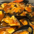El cooksnap de Cocina con Barbara cuando hizo Mejillones en Salsa Marinera Picante.