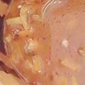 El cooksnap de Grass cuando hizo Caldo de camarón cantinero.