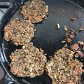 El cooksnap de Luciana Martínez Goya cuando hizo Hamburguesas de lentejas.