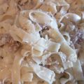El cooksnap de Carito 🇦🇷 cuando hizo Tallarines con salsa carbonara.