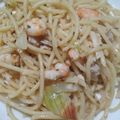 Cooksnap dari fransiska ratna w untuk resep Chesse spaghetti aglio olio with prawn