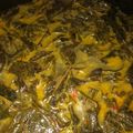 Cooksnap dari Rena Nugraha untuk resep Daun Singkong Gulai Bumbu Udang